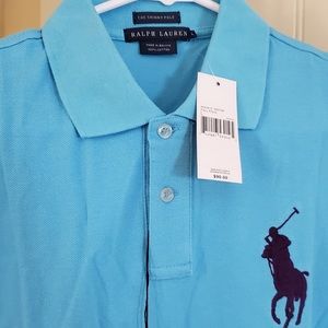 Bundle of 2 Large “skinny fit “ Ladies RL polo shirts